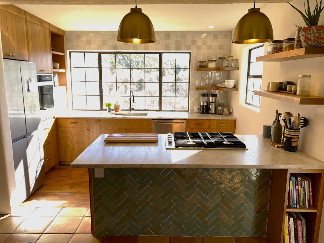 Kitchen detail with matte finishes