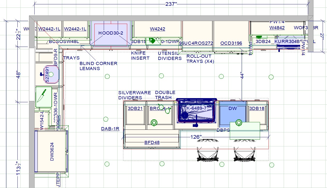 Kitchen remodel, project one, view one